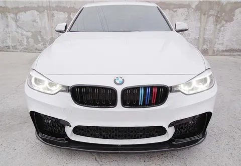 Накладка на передній бампер DPT Lip V-1 (Для M3, чорний глянець) для BMW 3 серія F30/F31 2012-2019 рр — BMW 3 серия F30/F31 2012-2019 гг. DianaParts