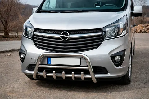 Кенгурятник WT003-4 (нерж.) Без напису для Fiat Talento 2016- рр — Fiat Talento 2016- гг. DianaParts
