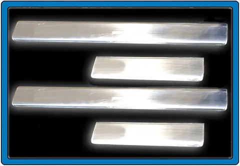 Накладки на пороги OmsaLine (4 шт, нерж) для Seat Cordoba 2000-2009 рр — Seat Cordoba 2000-2009 гг. DianaParts