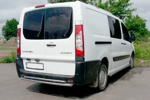 Задня дуга Double (нерж.) для Citroen Jumpy 2007-2017 рр — Citroen Jumpy 2007-2017 гг. DianaParts