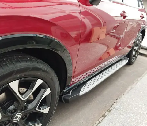 Бокові пороги Shining V1 (2 шт., Алюміній) для Honda HR-V 2021- рр — Honda HR-V 2021- гг. DianaParts