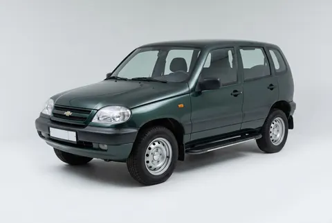 Бокові пороги Bosphore Grey (2 шт., алюміній) для Chevrolet Niva 1998-2020 рр — Chevrolet Niva 1998-2020 гг. DianaParts