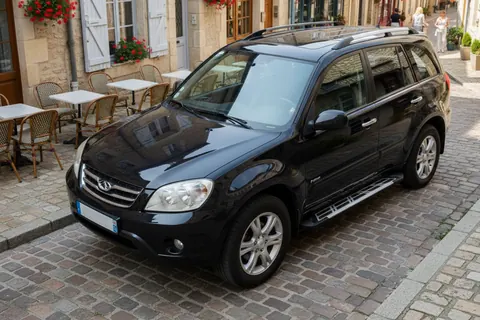 Бокові пороги Sunrise (2 шт., алюміній) для Chery Tiggo 3 2005- рр — Chery Tiggo 3 2005- гг. DianaParts