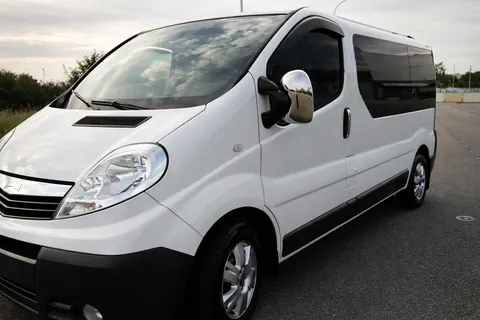Накладки на дзеркала (2 шт) Carmos - Турецька сталь для Nissan Primastar 2002-2014 рр — Nissan Primastar 2002-2014 гг. DianaParts