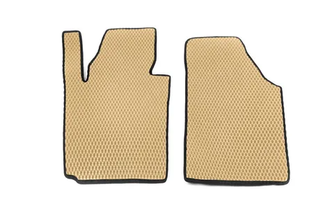 Килимки EVA (Бежевий) 2 шт, передні для Volkswagen Caddy 2010-2015 рр — Volkswagen Caddy 2010-2015 гг. DianaParts