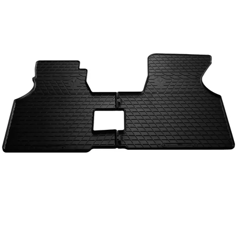 Гумові килимки (2 шт, Stingray) Premium - без запаху гуми для Volkswagen T4 Transporter 1990-2003 рр — Volkswagen T4 Transporter 1990-2003 гг. DianaParts