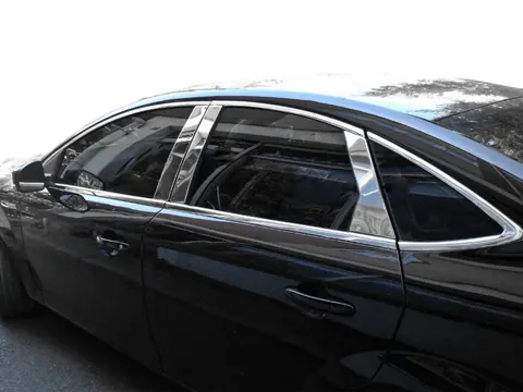 Молдинг дверних стійок (нерж) для Ford Mondeo 2014-2022 рр — Ford Mondeo 2014-2022 гг. DianaParts