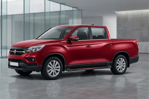 Бокові пороги Maya Red (2 шт., Алюміній) для SsangYong Musso ІІ 2018- рр — SsangYong Musso ІІ 2018- гг. DianaParts