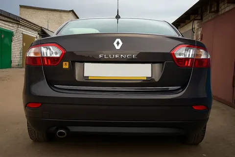 Кромка багажника (нерж.) для Renault Fluence 2009-2016 рр — Renault Fluence 2009-2016 гг. DianaParts