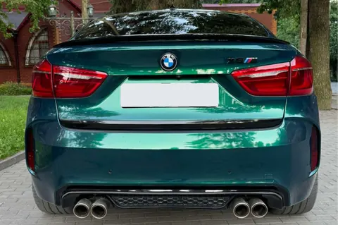 Спойлер DPT (чорний глянець) для BMW X6 F16 2014-2019 рр — BMW X6 F16 2014-2019 гг. DianaParts