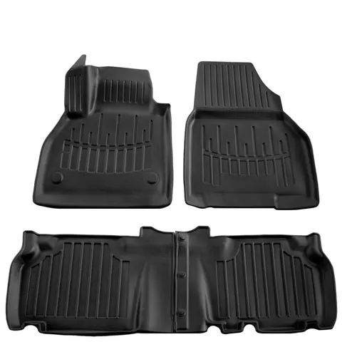 Килимки Stingray 3D (4 шт, поліуретан) для Renault Kangoo 2008-2020 рр — Renault Kangoo 2008–2020 гг. DianaParts