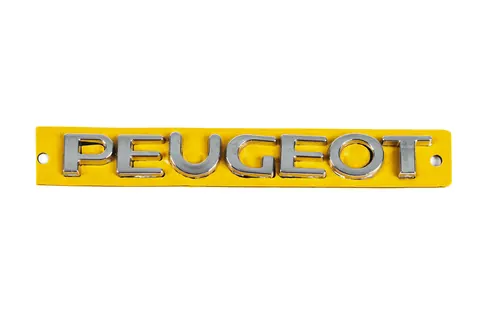Напис Peugeot 8665.PW (137мм на 15мм) для Peugeot 207 2006-2014 рр — Peugeot 207 2006–2014 гг. DianaParts