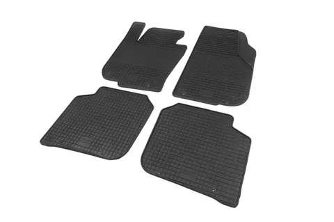 Гумові килимки (4 шт, Polytep) для Skoda Superb 2009-2015 рр — Skoda Superb 2009-2015 гг. DianaParts