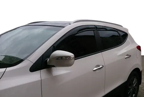 Накладки на ручки (4 шт, нерж) Без чіпа, Carmos - Турецька сталь для Hyundai IX-35 2010-2015 рр — Hyundai IX-35 2010-2015 гг. DianaParts