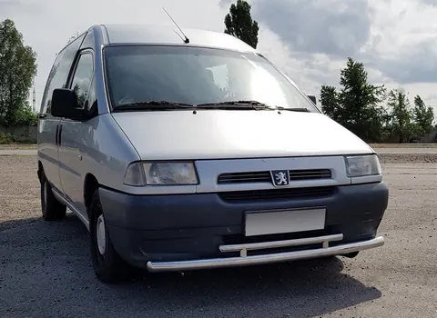 Передній захист ST016 (нерж) 60/42 мм для Fiat Scudo 1996-2007 рр — Fiat Scudo 1996-2007 гг. DianaParts