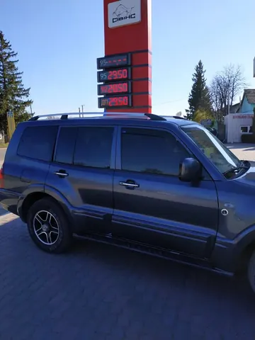 Рейлінги Хром турецький дизайн (2 шт) для Mitsubishi Pajero Wagon IV 2006-2021 рр — Mitsubishi Pajero Wagon IV 2006-2021 гг. DianaParts