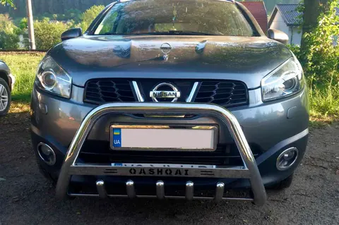 Кенгурятник WT004 (нерж) для Nissan Qashqai 2007-2010 рр — Nissan Qashqai 2007-2010 гг. DianaParts
