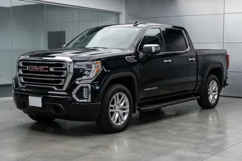 Бокові пороги Allmond Black (2 шт., алюміній) для GMS Sierra 2019- рр — GMS Sierra 2019- гг. DianaParts