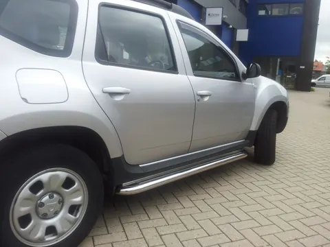 Бокові пороги Premium (2 шт., нерж.) 60 мм для Renault Duster 2008-2017 рр — Renault Duster 2008-2017 гг. DianaParts