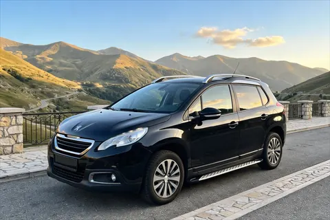 Бокові пороги Shining V1 (2 шт., Алюміній) для Peugeot 2008 2013-2019 рр — Peugeot 2008 2013-2019 гг. DianaParts