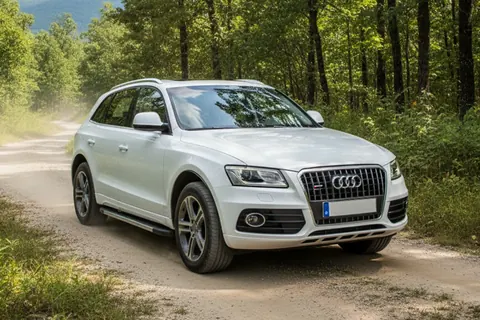 Бокові пороги Duru (2 шт., Алюміній) для Ауди Q5 2008-2017 рр — Audi Q5 2008-2017 гг. DianaParts