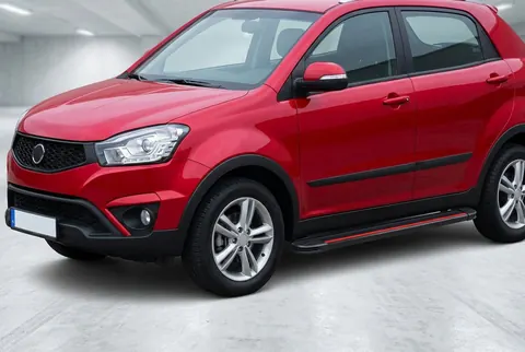 Бокові пороги Maya Red (2 шт., алюміній) для SsangYong Korando 2010-2019 рр — SsangYong Korando 2010-2019 гг. DianaParts