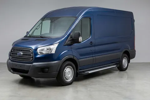 Бокові пороги Line (2 шт., Алюміній) L1 (Regular) для Ford Transit 2014- рр — Ford Transit 2014- гг. DianaParts