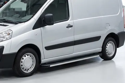 Бокові пороги Maya (2 шт., алюміній) Коротка база для Fiat Scudo 2007-2015 рр — Fiat Scudo 2007-2015 гг. DianaParts
