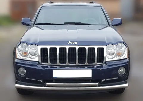 Передній захист ST014 (нерж.) d60/42 для Jeep Grand Cherokee WK 2004-2010 рр — Jeep Grand Cherokee WK 2004-2010 гг. DianaParts