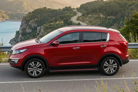 Бокові пороги Maya Red-Black (2 шт., Алюміній) для Kia Sportage 2010-2015 рр — Kia Sportage 2010-2015 гг. DianaParts