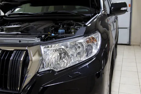 Вії на фари (2 шт, для рефлекторної) для Toyota Land Cruiser Prado 150 2009-2023 рр — Toyota Land Cruiser Prado 150 2009-2023 гг. DianaParts