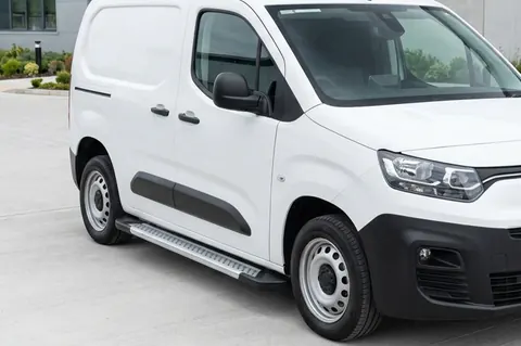 Бокові пороги New Vision Grey (2 шт., алюміній) Коротка база для Fiat Doblo III 2023- рр — Fiat Doblo III 2023- гг. DianaParts