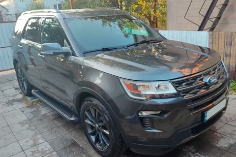Бокові пороги Allmond Black (2 шт., алюміній) для Ford Explorer 2011-2019 рр — Ford Explorer 2011-2019 гг. DianaParts