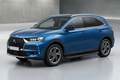 Бокові пороги Allmond Black (2 шт., Алюміній) для DS 7 Crossback 2017-2022 рр — DS 7 Crossback 2017-2022 гг. DianaParts