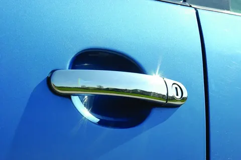 Накладки на ручки (4 шт, нерж) OmsaLine - італійська нержавійка для Skoda Yeti 2009-2017 рр — Skoda Yeti 2009-2017 гг. DianaParts