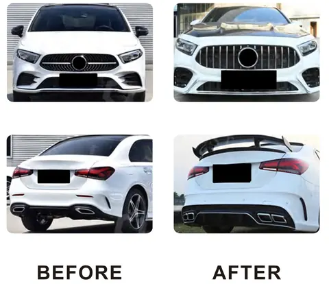 Комплект обвісів AMG A45 (type-B) для Mercedes A-сlass W177 2018- рр — Mercedes A-сlass W177 2018- гг. DianaParts