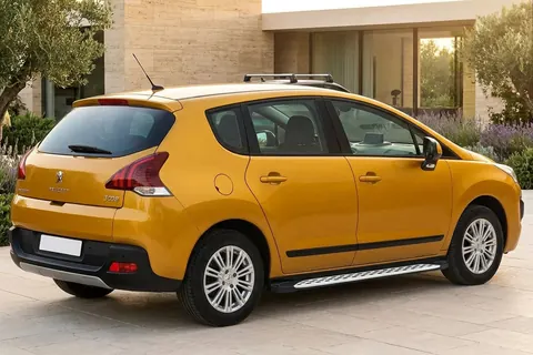 Бокові пороги Shining V1 (2 шт., алюміній) 2008-2014 для Peugeot -2016 рр — Peugeot 3008 2008-2016 гг. DianaParts