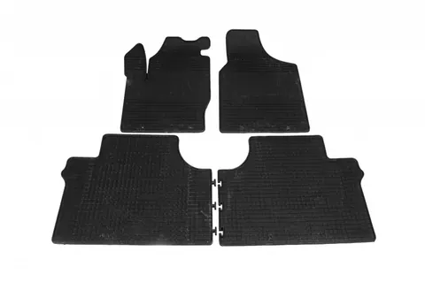 Гумові килимки Polytep (4 шт, гума) для Volkswagen Sharan 1995-2010 рр — Volkswagen Sharan 1995-2010 гг. DianaParts