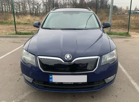 Зимова накладка на решітку (Верхня, 2013-2015) Матова для Skoda Superb рр — Skoda Superb 2009-2015 гг. DianaParts