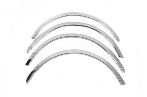 Накладки на арки (4 шт, нерж) для Renault Scenic/Grand 2003-2009 рр — Renault Scenic/Grand 2003-2009 гг. DianaParts
