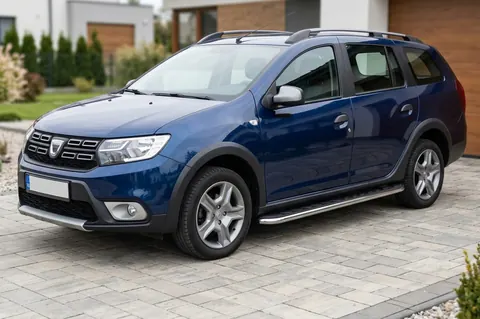 Бокові пороги Maydos V1 (2 шт., Алюміній -2026 нерж) для Dacia Logan MCV 2013-2020 рр — Dacia Logan MCV 2013-2020 гг. DianaParts