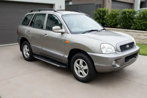 Бокові пороги Duru (2 шт., Алюміній) для Hyundai Santa Fe 1 2000-2006 рр — Hyundai Santa Fe 1 2000-2006 гг. DianaParts