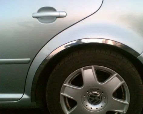 Накладки на арки (4 шт, нерж) для Volkswagen Bora 1998-2004 рр — Volkswagen Bora 1998-2004 гг. DianaParts