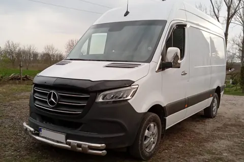 Передня нижня дуга Shark для Mercedes Sprinter W907/W910 2018- рр — Mercedes Sprinter W907/W910 2018- гг. DianaParts