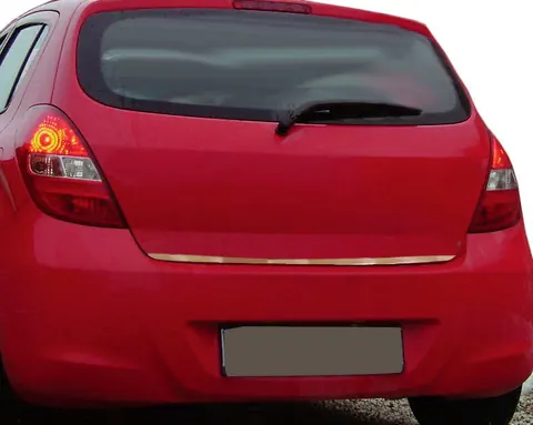 Кромка багажника (нерж.) для Hyundai I-20 2008-2012 рр — Hyundai I-20 2008-2012 гг. DianaParts