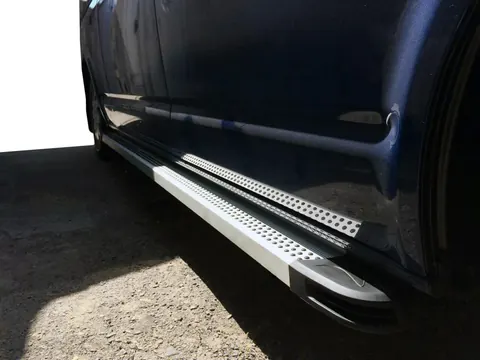 Бокові пороги Maya V2 (2 шт., алюміній) Довга база для Volkswagen T5 Caravelle 2004-2010 рр — Volkswagen T5 Caravelle 2004-2010 гг. DianaParts