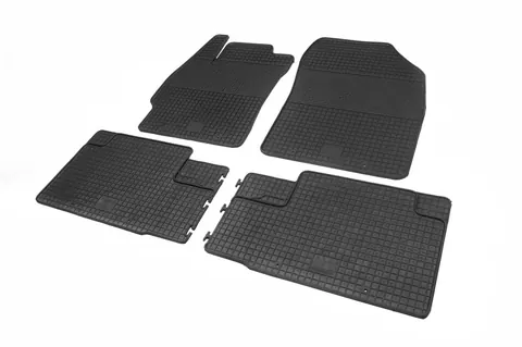 Гумові килимки (4 шт, Polytep) для Toyota Auris 2012-2018 рр — Toyota Auris 2012-2018 гг. DianaParts