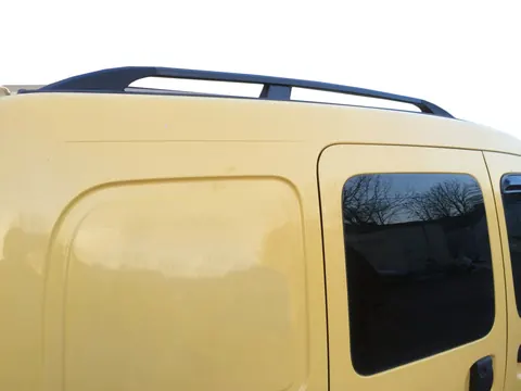 Рейлінги Чорні Стандартна база, Пластикові ніжки для Renault Kangoo 1998-2008 рр — Renault Kangoo 1998-2008 гг. DianaParts