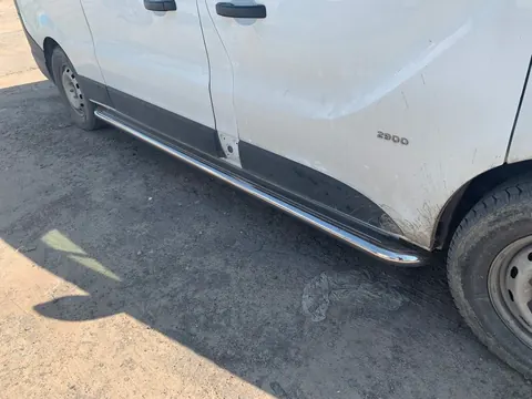 Бокові пороги Premium (2 шт., нерж) 60 мм, коротка база для Nissan NV300/Primastar 2016- рр — Nissan NV300/Primastar 2016- гг. DianaParts