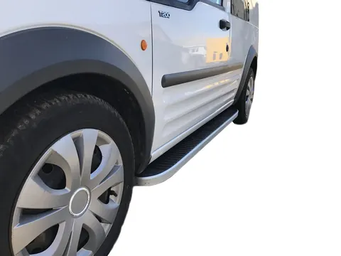 Бокові пороги Tayga (2 шт., Алюміній) Стандартна база для Ford Connect 2002-2006 рр — Ford Connect 2002–2006 гг. DianaParts